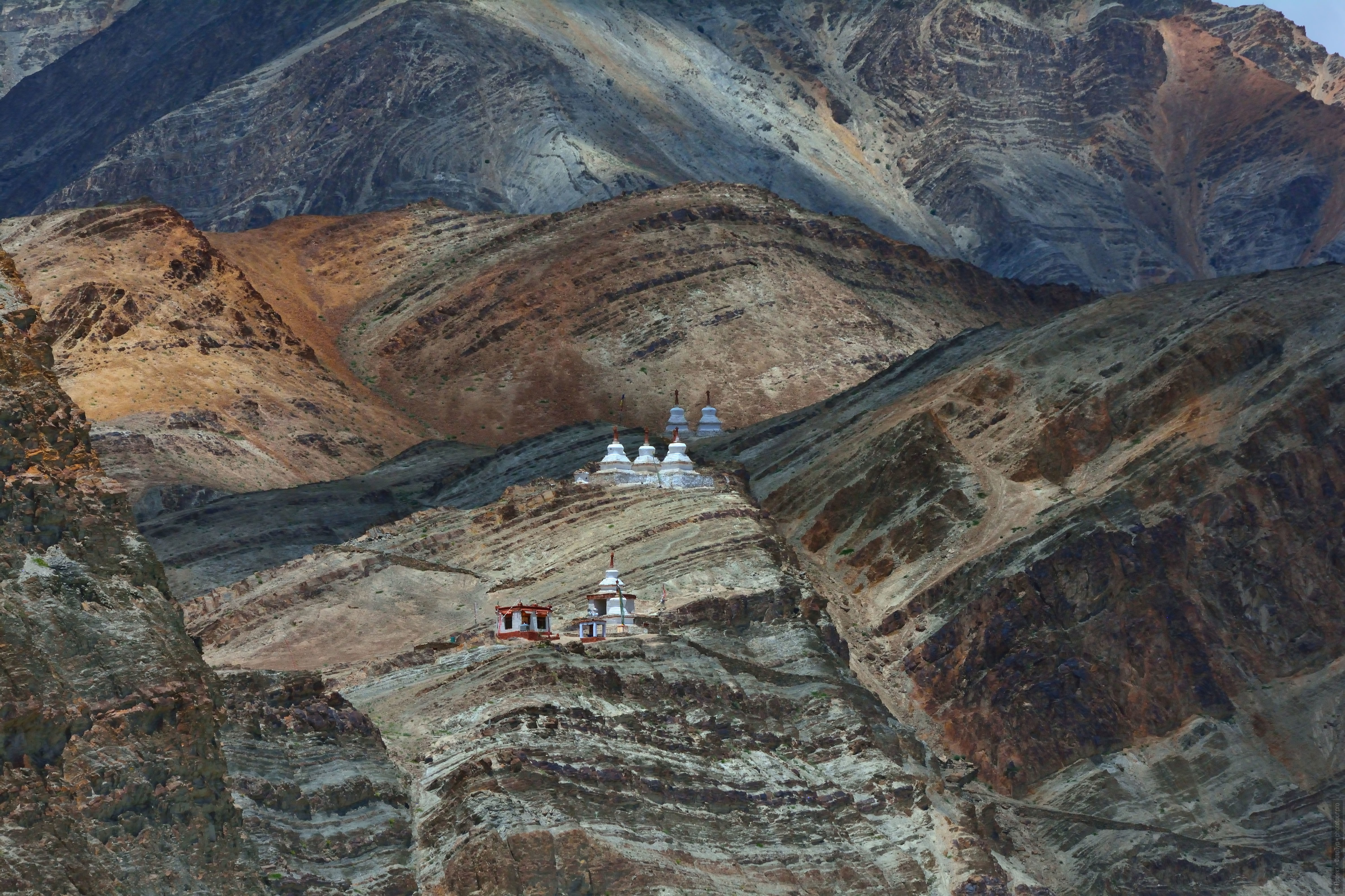 Buddhist gonps in Da Hanu, Ladakh womens tour, August 31 - September 14, 2019.