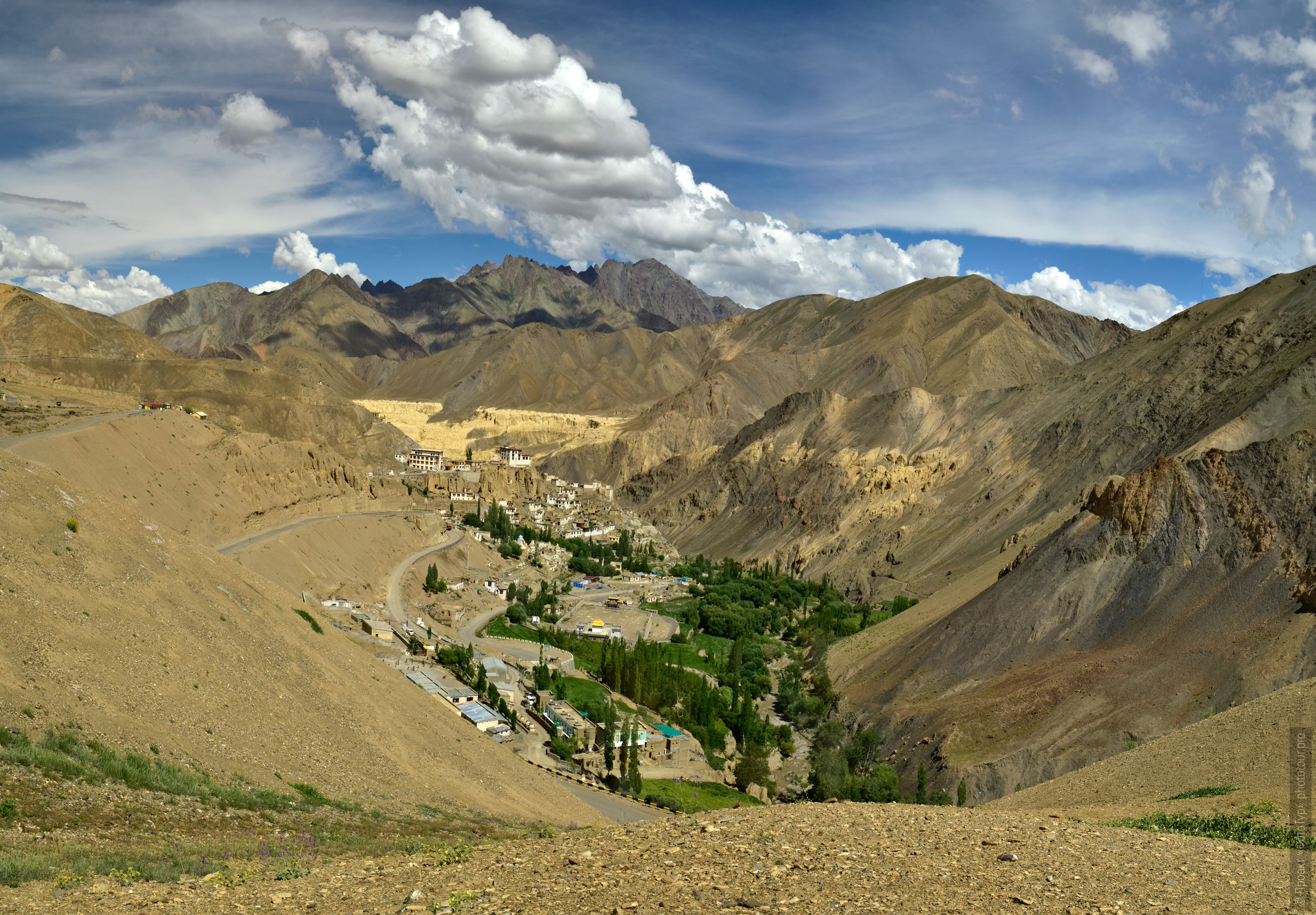 The village of Lamayuru. Budget photo tour Legends of Tibet: Zanskar, 30.08. - 09.09.2025.