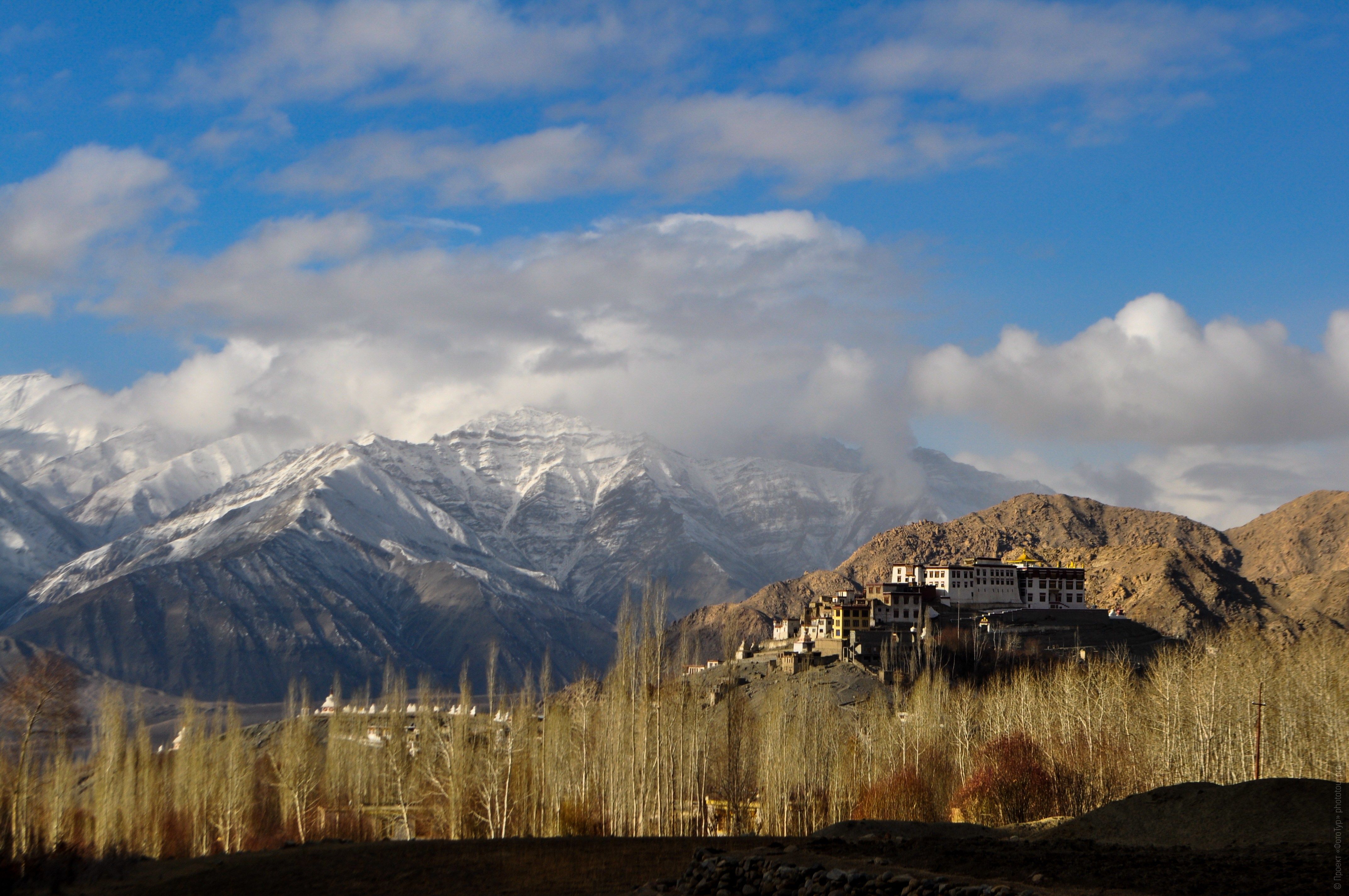 Buddhist monastery Pyang Gonpa. Photo tour to Tibet for the Winter Mysteries in Ladakh, Stok and Matho monasteries, 01.03. - 03/10/2020