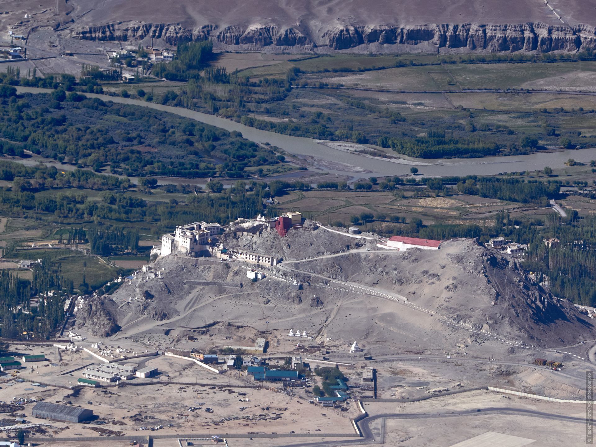 Buddhist monastery Spituk Gonpa. Photo tour / tour Tibet of Lake-1: Pangong, Tso Moriri, Tso Kar, Tso Chiagar, Dance of Tsam on Lake Pangong, 08.07.-17.07.2022.