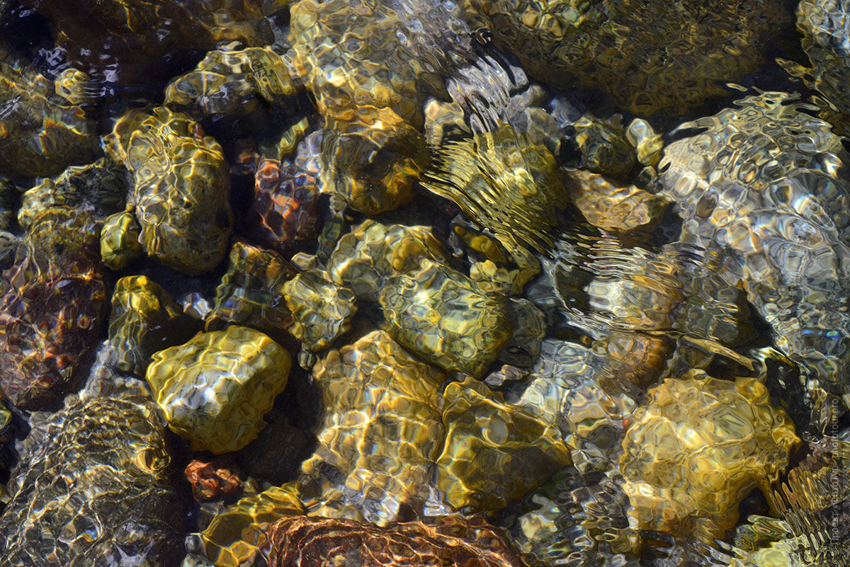 River water in the village of Donkar, Ladakh women's tour, August 31 - September 14, 2019.