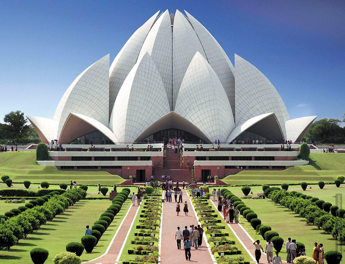 Lotus Temple, Delhi tour, September 2023.